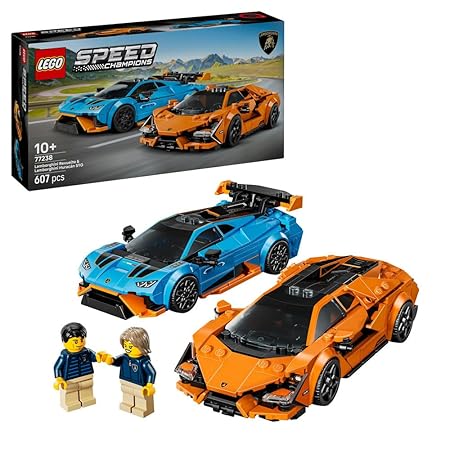 LEGO Speed Champions Lamborghini Revuelto & Huracán STO 77238 Building Blocks Toys for 10+ Gift for Boys and Girls