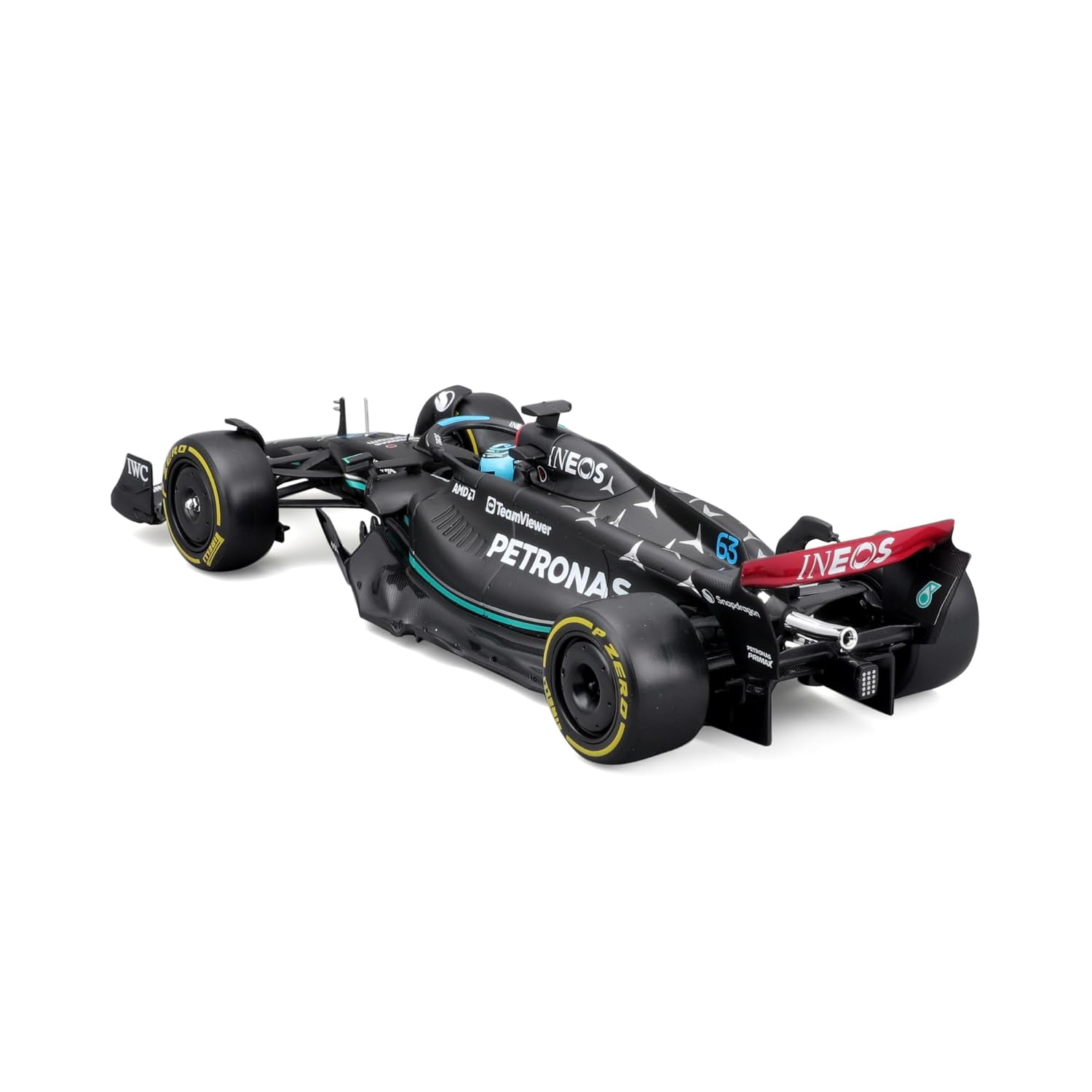 Bburago Formula Racing 2023 Mercedes W14 E Performance #63 George Russell 1:24 Scale Die Cast
