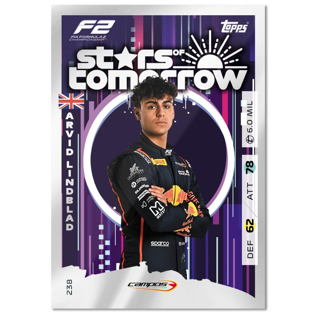 Topps Turbo Attax Formula 1® 2025 Trading and Collectible Card Game Tin - Lightining Lids)