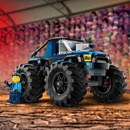 LEGO City Blue Monster Truck Off-Road Toy Playset for Ages 5 Plus 60402