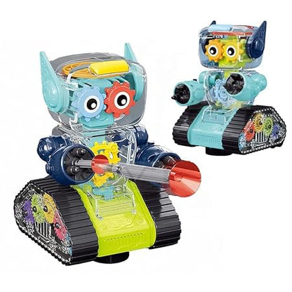 KITI KITS Gear Simulation Mechanical Sound and Light Robot Toy Mechanical Robot