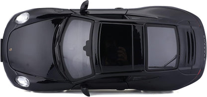 Bburago 1:24 Porsche 911 Carrers S Black Diecast Car
