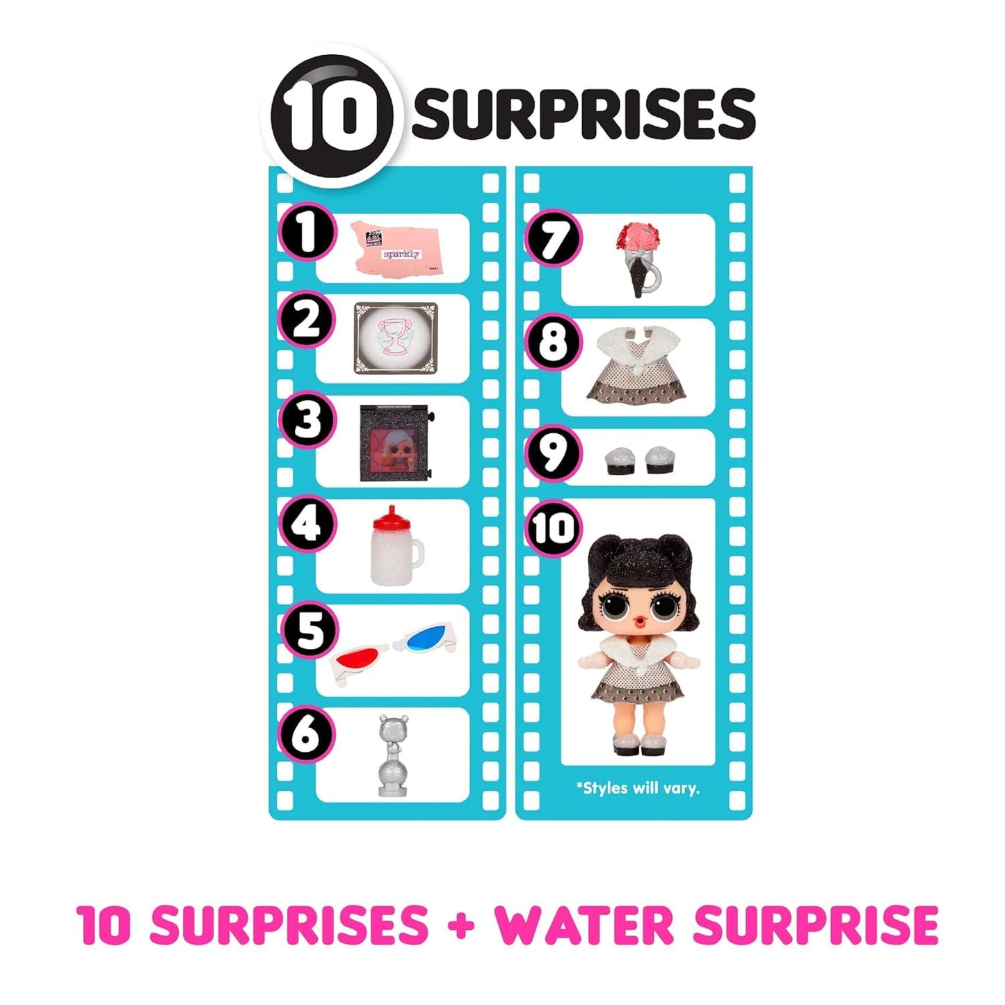 L*O*L Surprise Movie Magic Dolls with 10 Surprises Including Limited Edition Doll