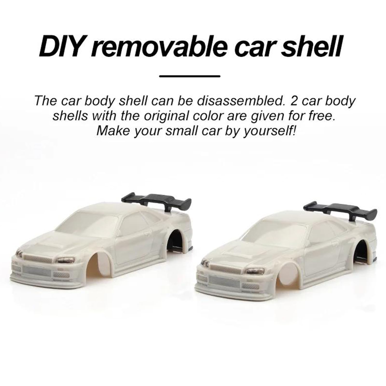 Turbo Racing drift RC car with DIY removable body shell demonstration Cocoland Toys