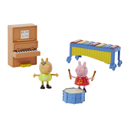 Peppa Pig Peppa's Adventures Peppa Makes Music, Preschool Toy with 2 Figures