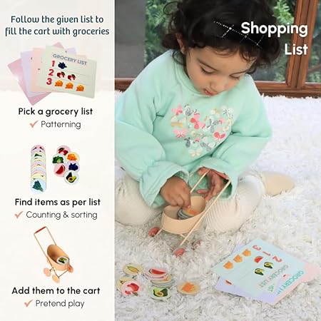 Curious Cub Montessori Learning Wooden Toys Box