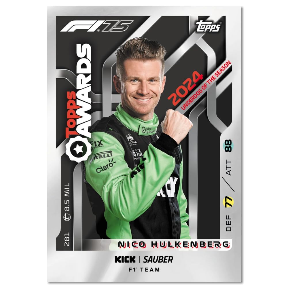 Topps Turbo Attax Formula 1 2025 Trading and Collectible Card Game (Mega Tin - Diamond Edition)