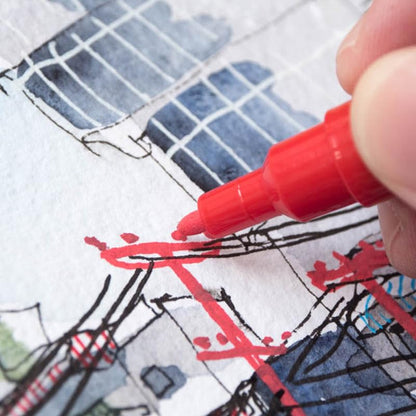 POSCA 1MR 0.7mm Markers (8 Colors- 8 Pcs)