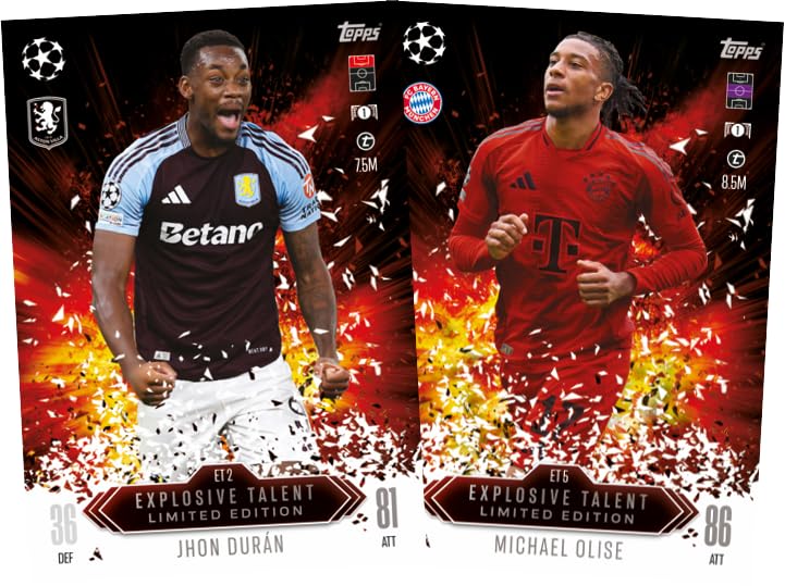 Official UEFA Football Trading Cards Topps Cocoland Toys