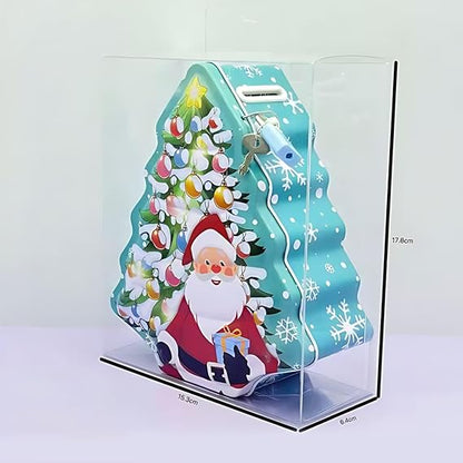 Santa Metal Piggy Bank for Kids