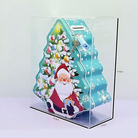 Santa Metal Piggy Bank for Kids