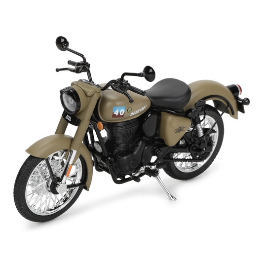 Maisto Royal Enfield Classic 350 Signals Sandstorm Scale Model : 1:12