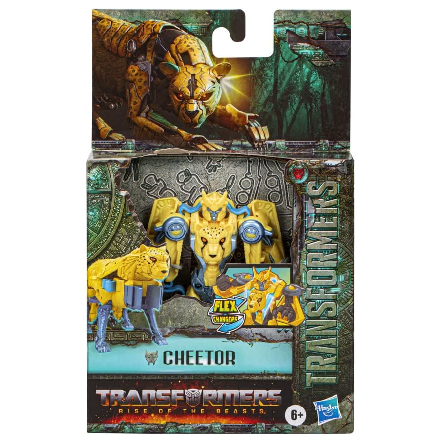 TRANSFORMERS Toys Rise of The Beasts Movie, Flex Changer Cheetor Converting Action Figure