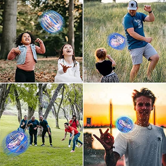 Flying Ball Boomerang Flyorb Magic Balls Fly Nova Orb Flying Spinner Fidget Toys Children USB Rechargeable Built-in RGB Lights 360°Rotating Magic Controller...