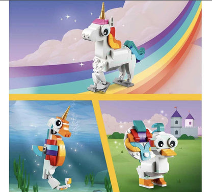 LEGO Creator Magical Unicorn 31140 Building Toy Set (145 Pieces)