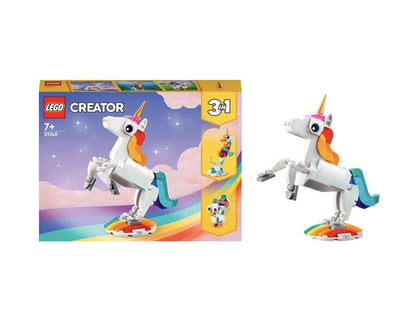 LEGO Creator Magical Unicorn 31140 Building Toy Set (145 Pieces)