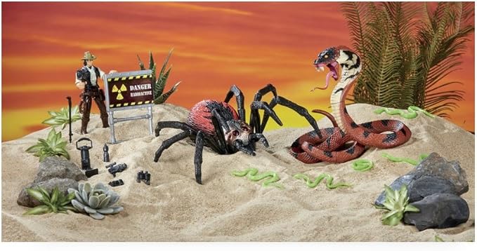 Animal Planet Giant Spider and Cobra Playset