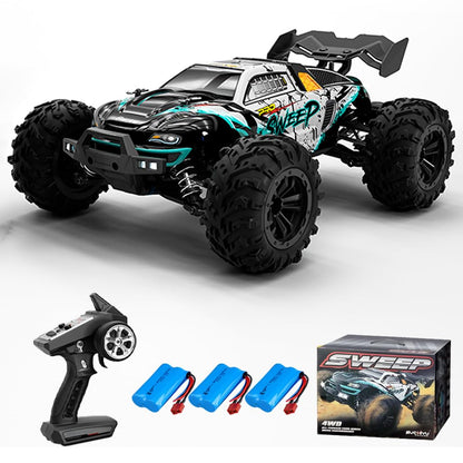 1/16 Fast RC Cars for Adults, Max 45mph Remote Control Car, Brushless Motor Electric Off Road RC Truck, 4WD High Speed Drift RC Car