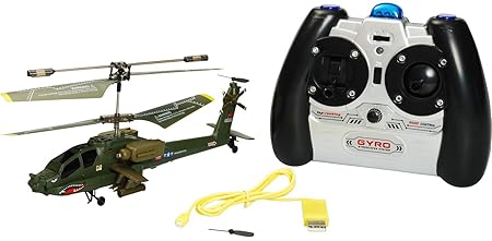 AH-64 Gyro system Saffire 3 Channel Beast Helicopter, Multi Color