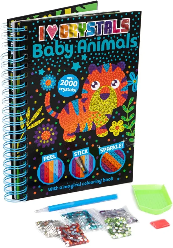 I Love Crystals Book: Baby Animals