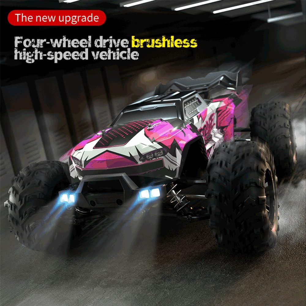 1/16 Fast RC Cars for Adults, Max 45mph Remote Control Car, Brushless Motor Electric Off Road RC Truck, 4WD High Speed Drift RC Car