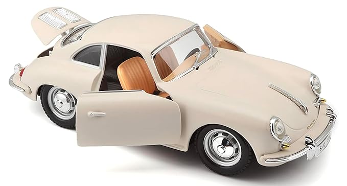 Diecast Cars, Ivory, Porsche, Classic, Openable Doors