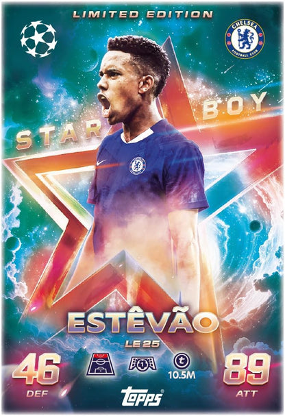 Topps UCC Match Attax 2025/26 - Mega Tin - Battlers - contains 45 Match Attax cards plus 3 exclusive Gladiators LE cards.