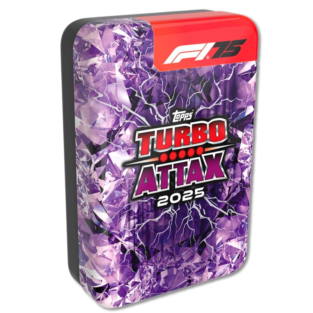 Topps Turbo Attax Formula 1® 2025 Trading and Collectible Card Game Tin - Lightining Lids)