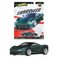 Cocoland Toys Hot Wheels Premium Green EuroSpeed Sports Car Die-Cast Car Front Card View