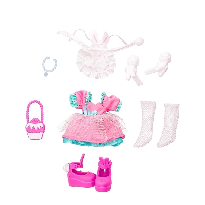 BFF Coney Doll Series 3 with Long Hair Fabric Clothing and 9 Accessories Toy