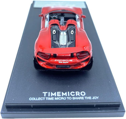 TIMEMICRO Porsche 918 Spyder 1:64 Scale Die Cast Model Car
