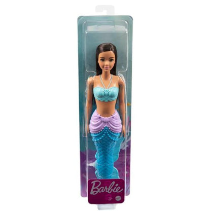 Barbie Dreamtopia Mermaid Doll (Brunette) with Multi-Colored Mermaid Tail