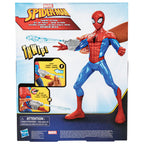 Marvel Spider-Man Thwip Action Figure, 13-Inch-Scale Action Figure, Super Hero Toys for Kids, Ages 5 and Up, Web Blaster Accessories Included