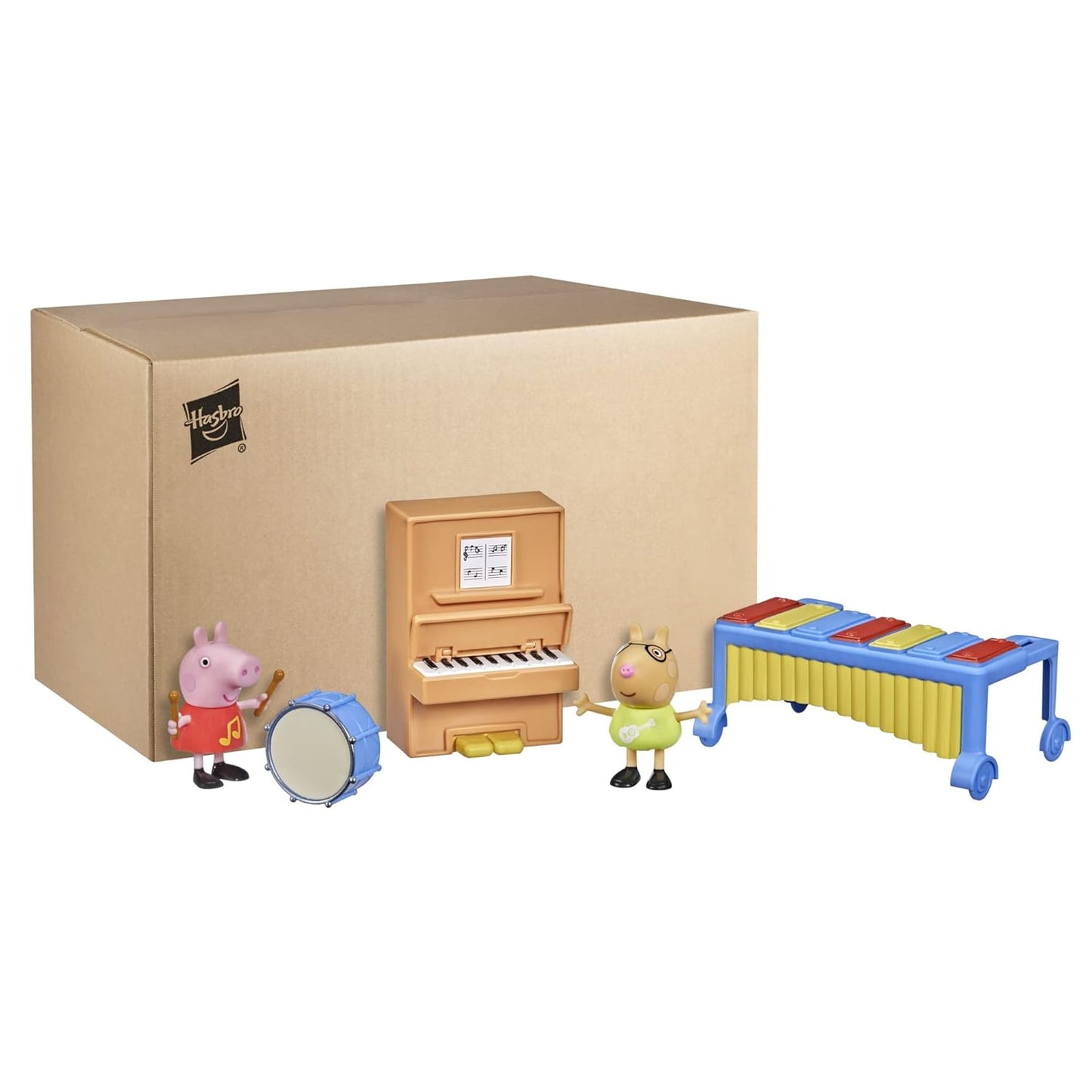 Peppa Pig Peppa's Adventures Peppa Makes Music, Preschool Toy with 2 Figures