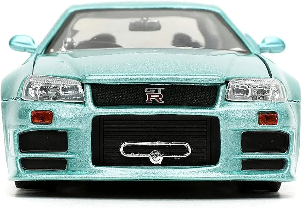 Jada The Fast and The Furious Brians Nissan Skyline GT-R R34 1:24 Die Cast Vehicle