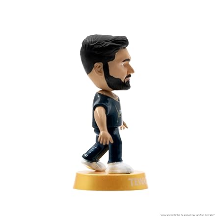 Cricket Icons Action Figure Rahul Tewatia Gujarat Titans Collectible Miniature Figurine, IPL Edition 360° Rotatable Head, GT Cricket Player for Fans & Kids, Collectors Pack of 1