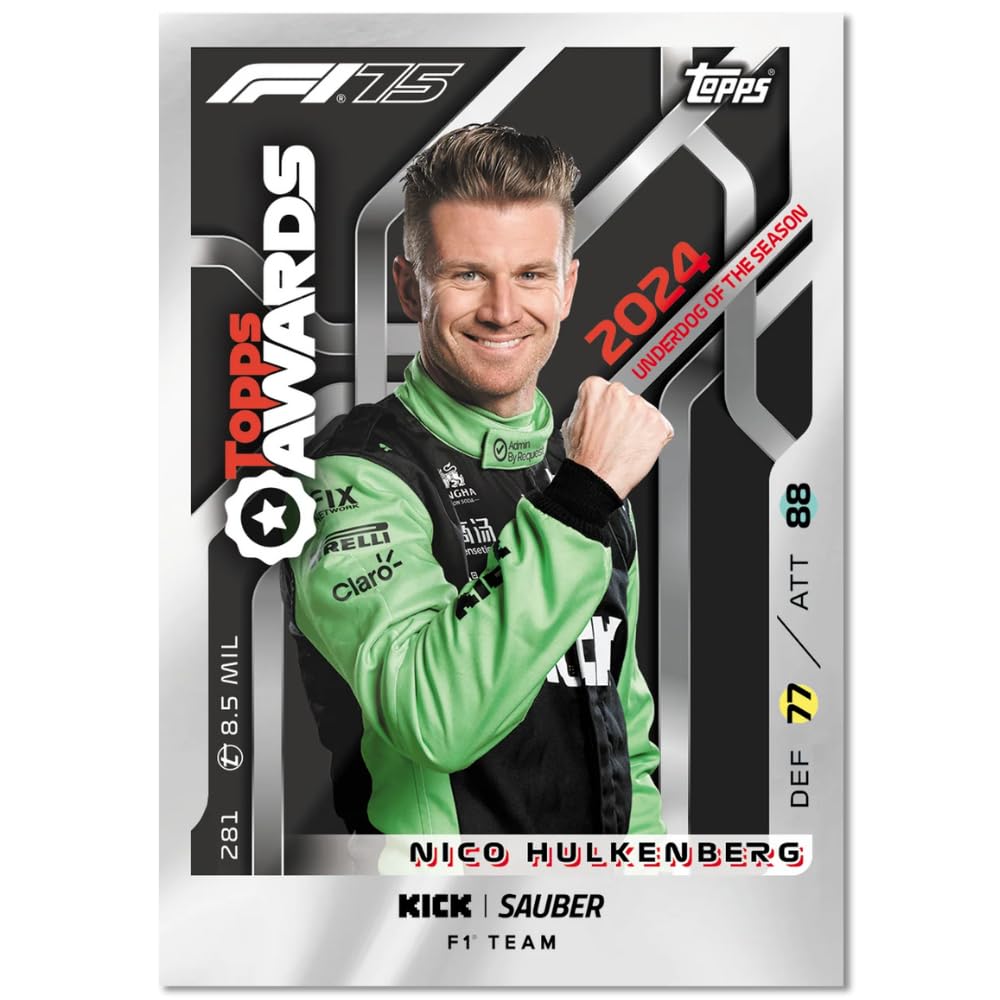 Topps Turbo Attax Formula 1® 2025 Trading and Collectible Card Game Tin - Lightining Lids)