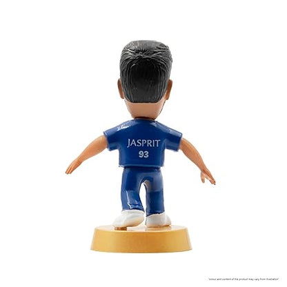 Cricket Icons Action Figure Jasprit Bumrah Mumbai Indians Collectible Miniature Figurine, IPL Edition with 360° Rotatable Head, MI Cricket Player for Fans & Kids, Gift & Collectors Pack of 1