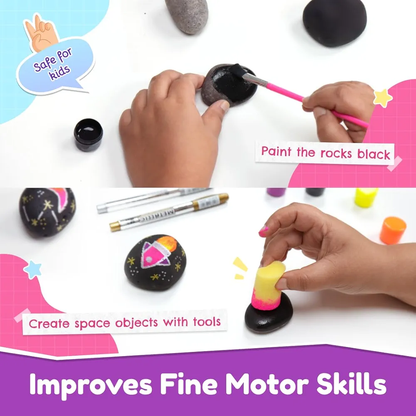 Bloomingo Art & Craft Kit - Rock Painting Kit