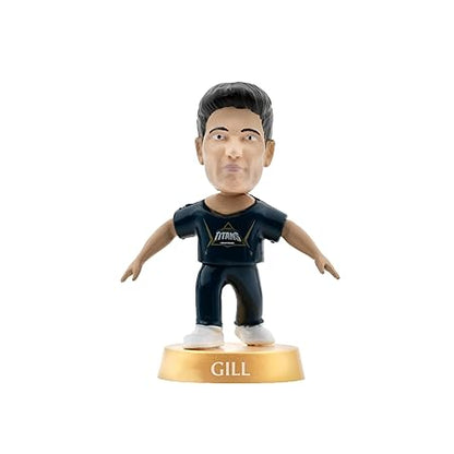 Cricket Icons Action Figure Assorted Gujarat Titans Collectible Miniature Figurine, IPL Edition 360° Rotatable Head, GT Cricket Player for Fans & Kids, Collectors