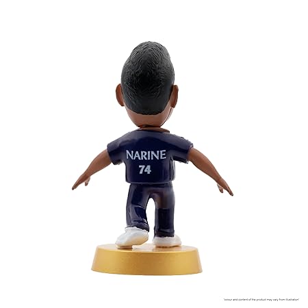 Cricket Icons Action Figure Sunil Narine Kolkata Knight Riders Collectible Miniature, IPL Edition