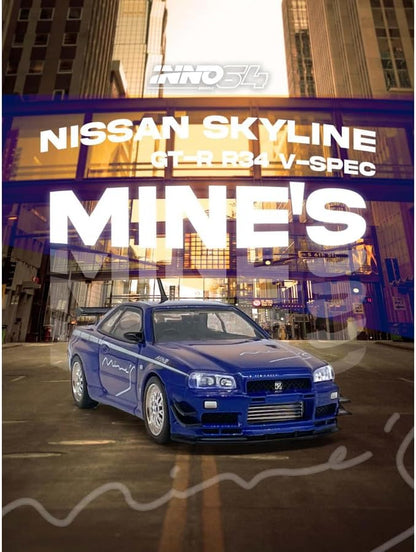 INNO64: Nissan Skyline GT-R (R34) V-SPEC Tuned by Mines