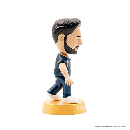 Cricket Icons Action Figure Rashid Khan Gujarat Titans Collectible Miniature Figurine, IPL Edition 360° Rotatable Head, GT Cricket Player for Fans & Kids, Collectors Pack of 1