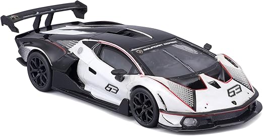 Diecast Cars, Cars,Lamborghini, Race,Bburago, White