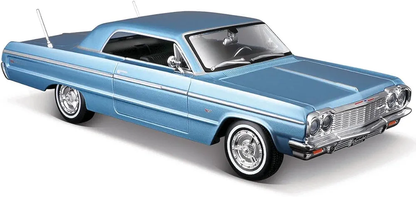 Maisto Chevrolet Impala SS Car Model 1964 (Blue)