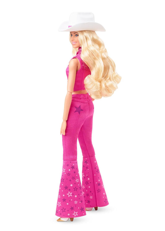 The Movie Doll, Margot Robbie as, Collectible Doll Wearing Pink Western Outfit with Cowboy Hat