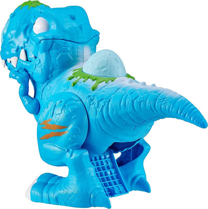 Dino Ice Age Ice Rex Playset Series 3 T-Rex Toy Set by ZURU with Accessories, Tyrannosaurus Rex Collectible Toy for Boys Kids Gift Set, Cyan
