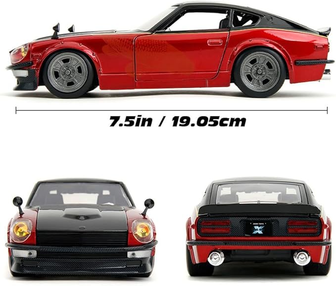 Jada 1:24 Scale Toys Fast and Furious 1972 Datsun 240Z Model Car