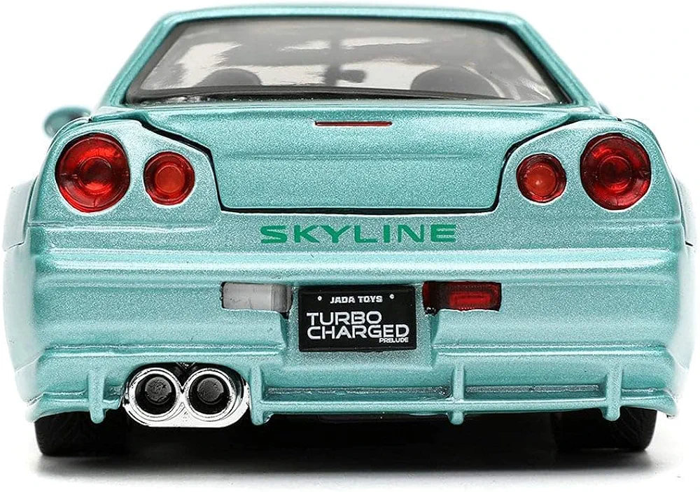 Jada The Fast and The Furious Brians Nissan Skyline GT-R R34 1:24 Die Cast Vehicle