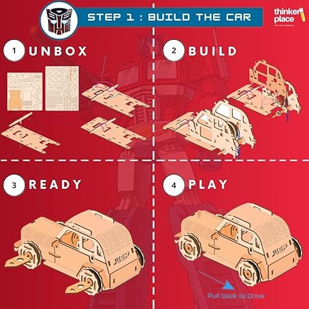 Thinker Place Transformers Optimus Prime DIY Car Kit